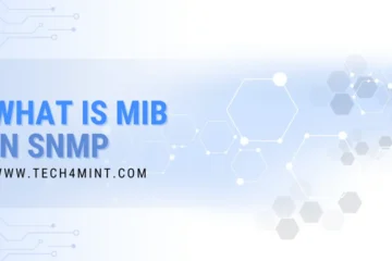 What is MIB in SNMP