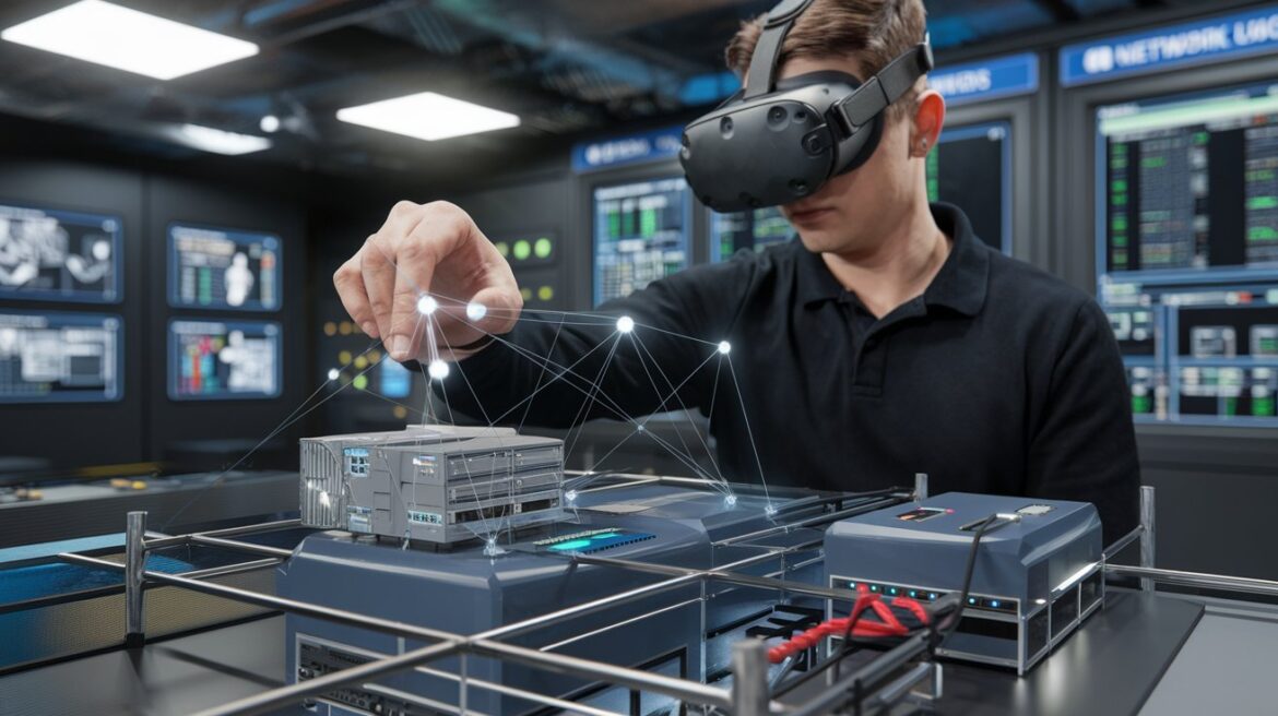 Virtual Reality for Network Operations Training and Simulation